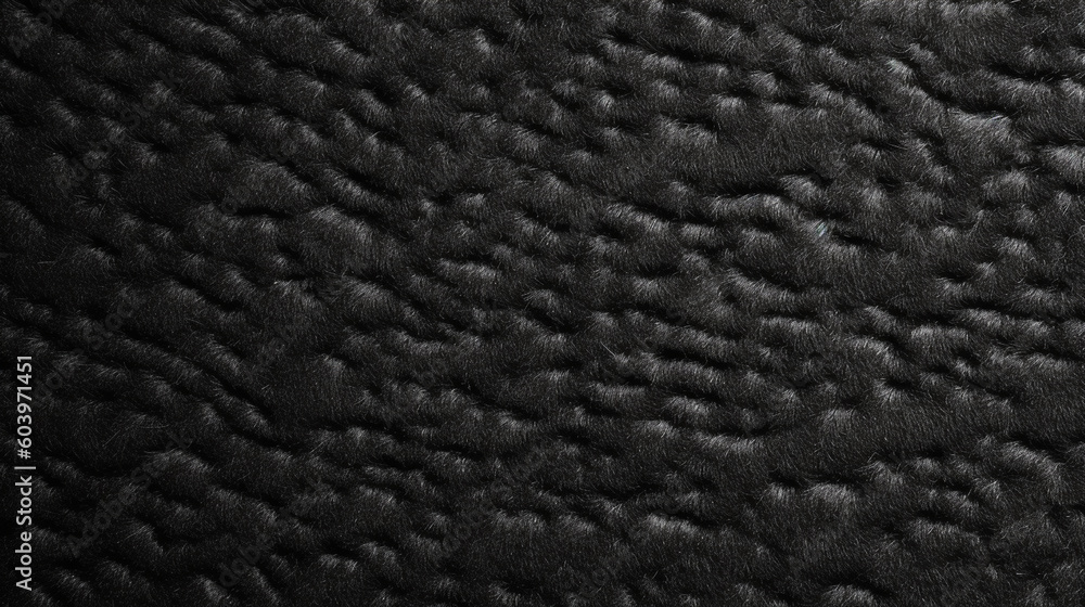 Black Felt Fabric Texture Background - Textile Material - Generative AI Black Felt Fabric Texture Background - Textile Material - Generative AI