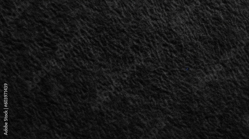 Black Felt Fabric Texture Background - Textile Material - Generative AI