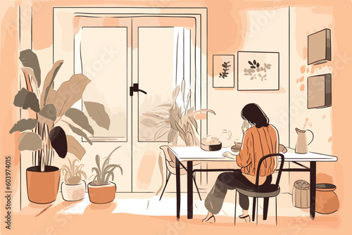Slow Living Interior, Space For Family and Friends, Fresh Minimal Decor