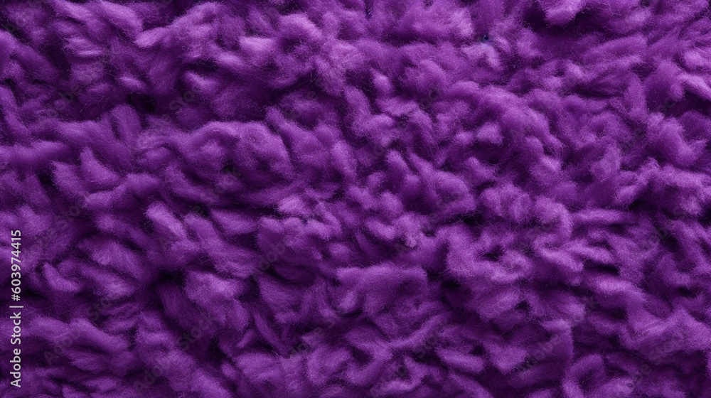 Purple Felt Fabric Texture Background - Textile Material - Generative AI