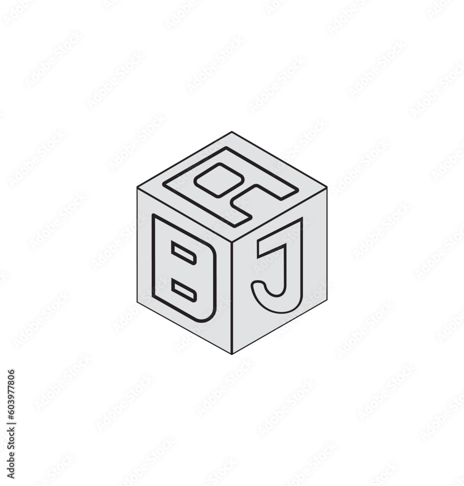 This is the vector cube front logo with white background. This is the vector cube front logo with white background.