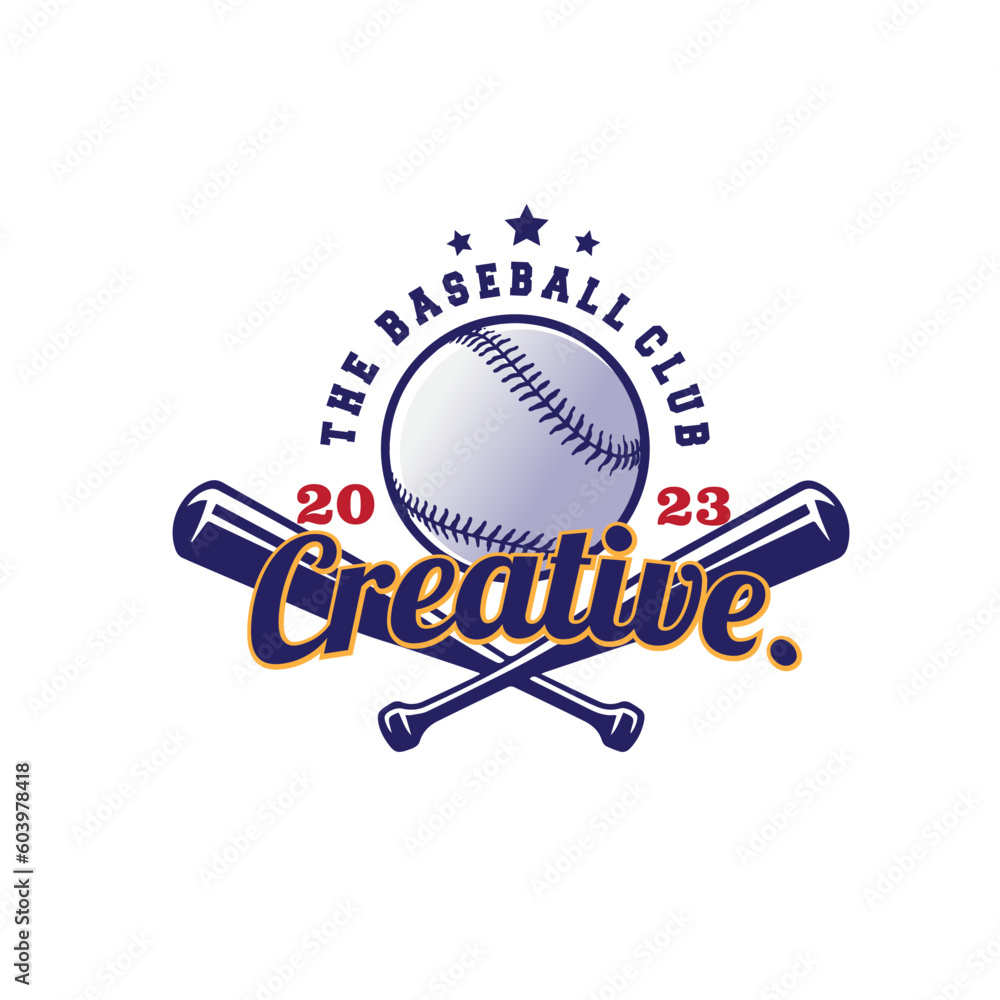 design logo baseball vector illustration design logo baseball vector illustration