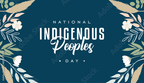 Indigenous Peoples Day, Holiday National concept