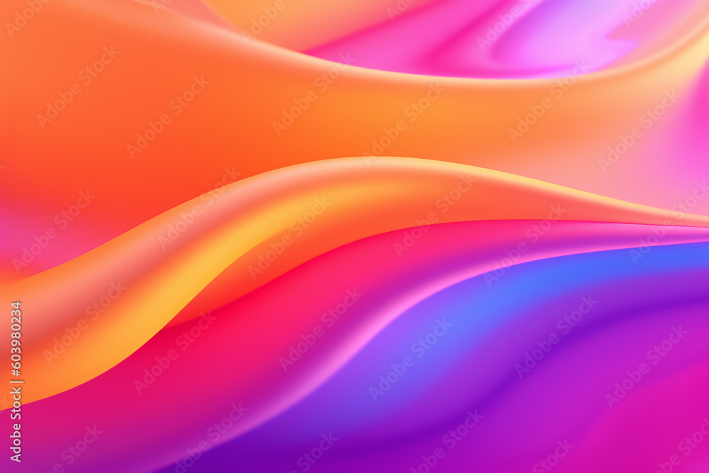 Vibrant Spectrum Flow: An Abstract Digital Art Background In Orange Pink And Purple Vibrant Spectrum Flow: An Abstract Digital Art Background In Orange Pink And Purple