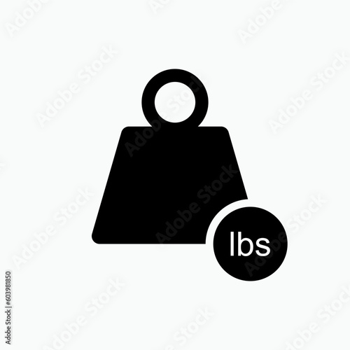 Weight Icon. Heaviness, Gym Symbol for Design, Presentation, Website or Apps Elements – Vector.   