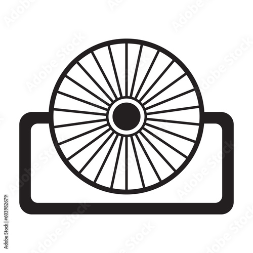 fan icon vector