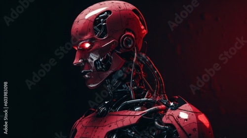 3d rendered illustration of a robot