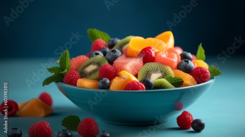 fruit salad in a bowl