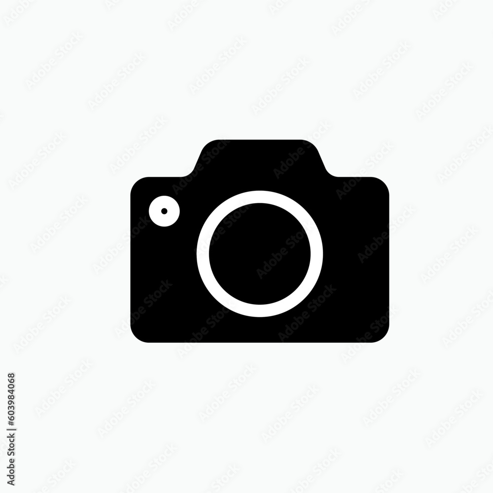 Camera Icon. Photography , Photographer Symbol for Design, Presentation, Website or Apps Elements - Vector. Camera Icon. Photography , Photographer Symbol for Design, Presentation, Website or Apps Elements - Vector.