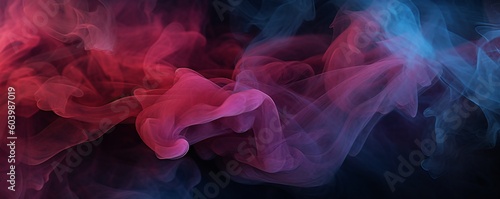 Colorful abstraction of smooth elegant smoke background