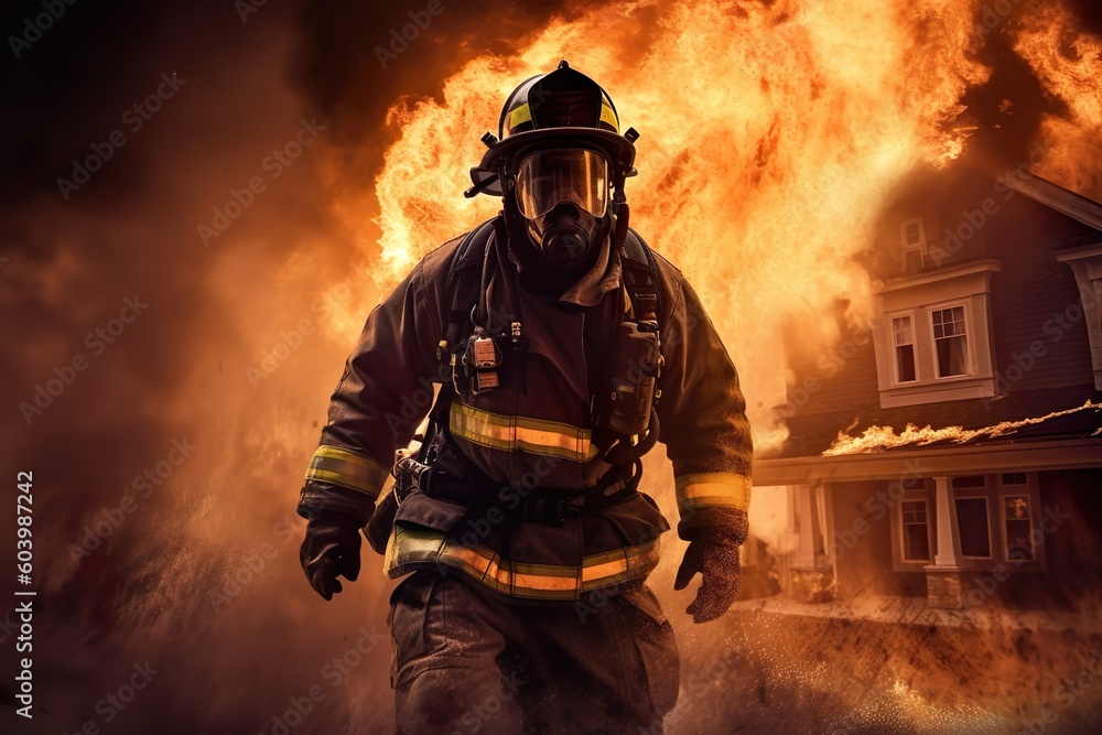 Bravery Amidst Flames, Hero Emerges.
Generative AI Bravery Amidst Flames, Hero Emerges.
Generative AI