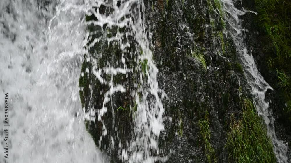 Tranquil Stream with a Beautiful Waterfall Tranquil Stream with a Beautiful Waterfall