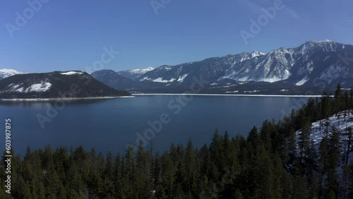 Seasonal Spectacles: Nature's Ever-Changing Colors at Upper Arrow Lake photo