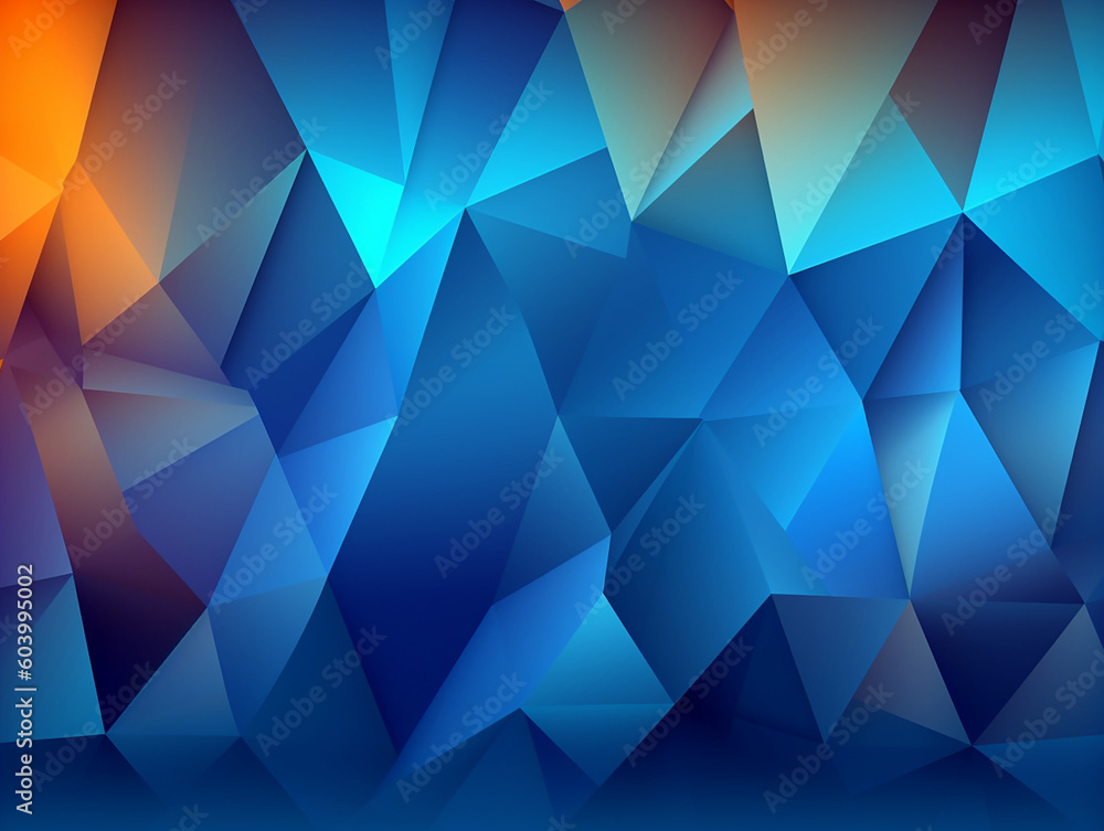 Obraz premium Abstract geometric gradient wallpaper Generative AI