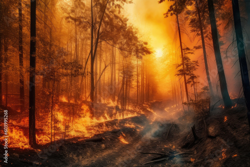 Forest Fire from Climate Change