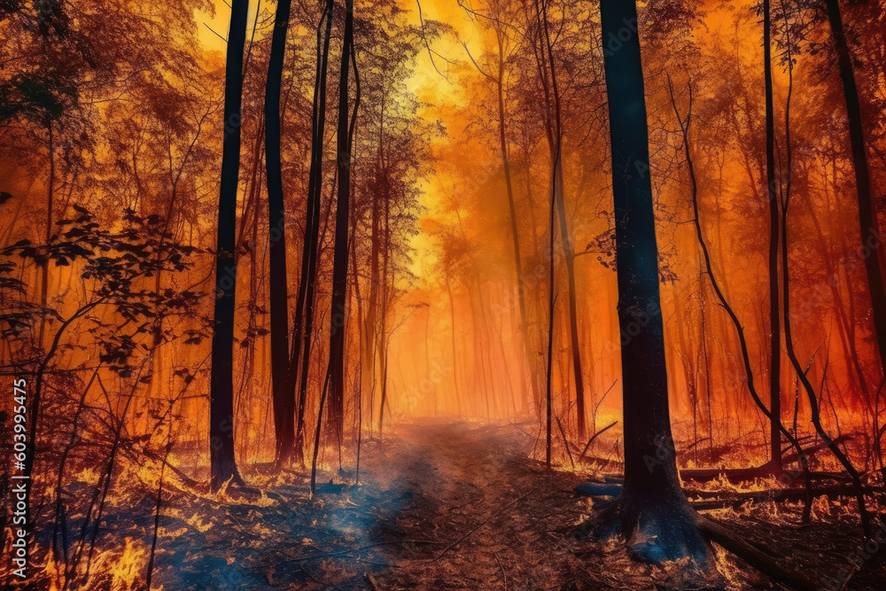 Forest Fire from Climate Change