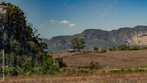 Landscape in the Mogotes Valley of Vinales in Cuba