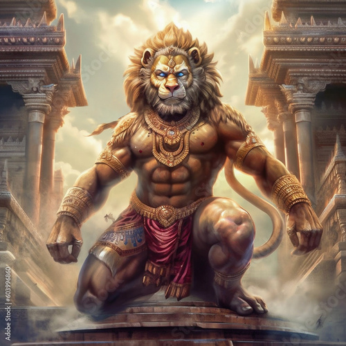 Hindu God Narasimha