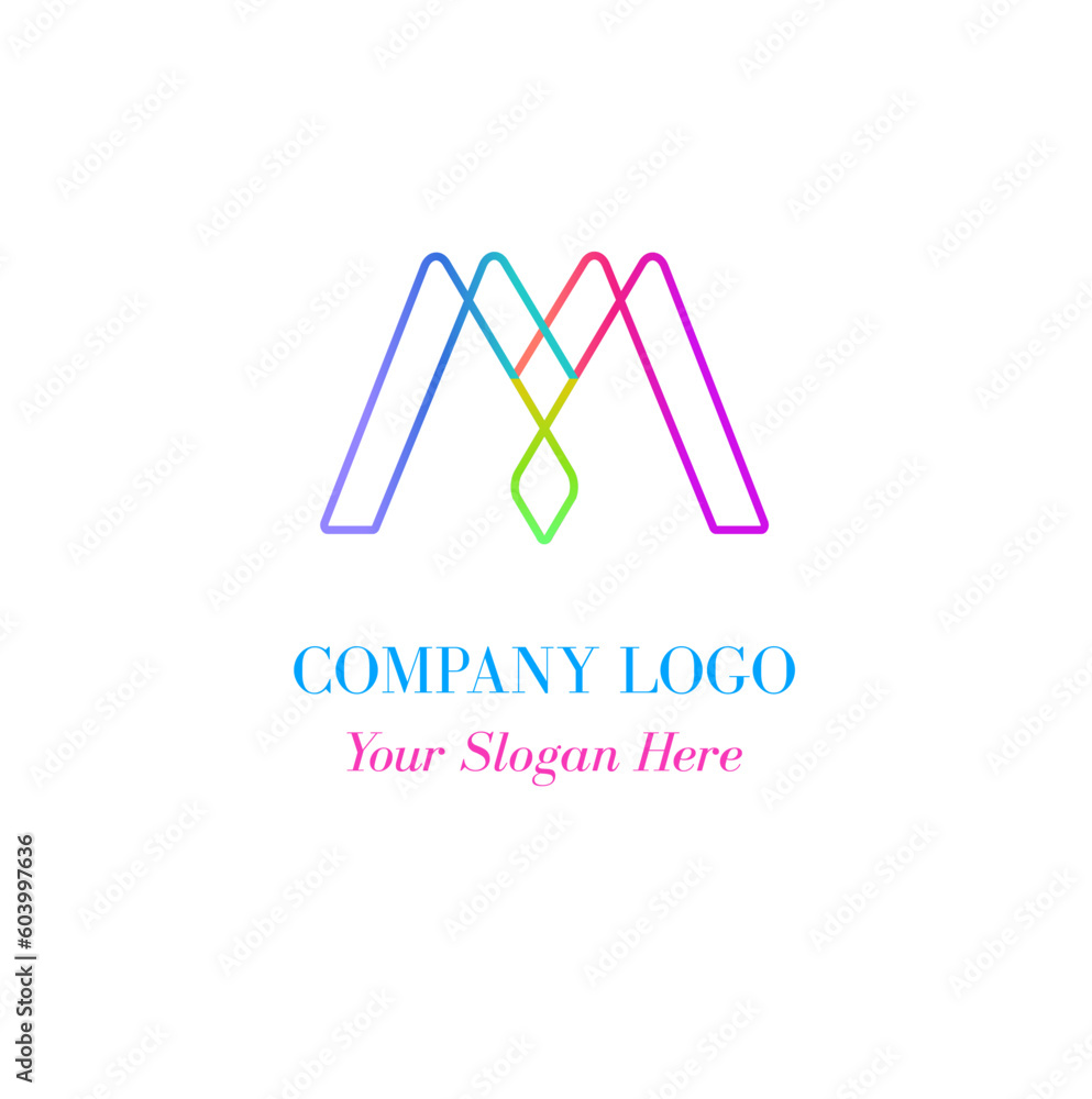 logo on the theme of monogram with letter in a minimalist style.
logo on the theme of monogram with letter in a minimalist style.