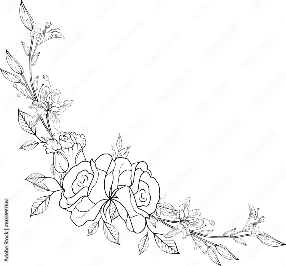 Flower Art Illustration Vol.1