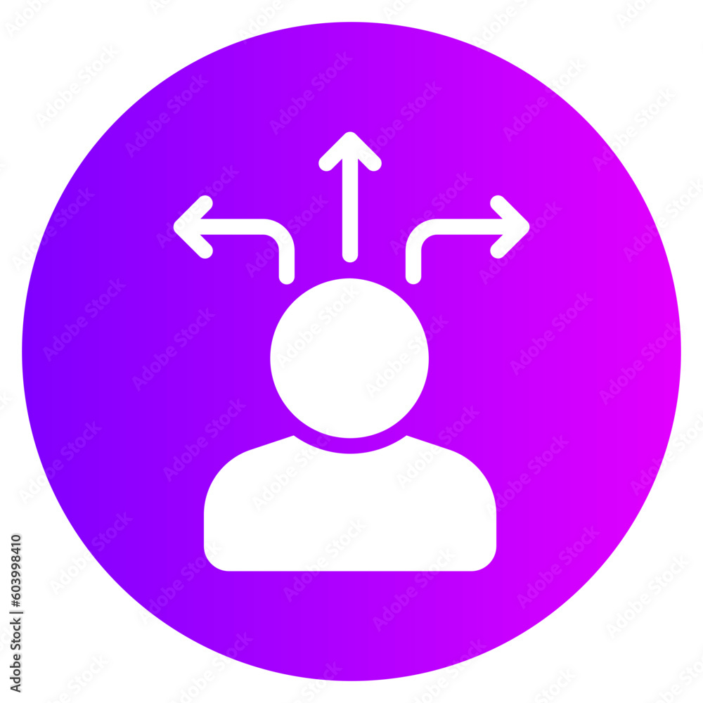 flexibility gradient icon flexibility gradient icon