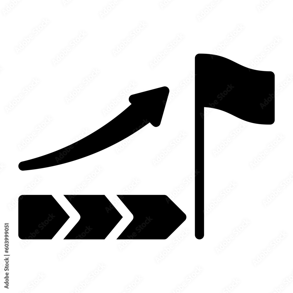 goal glyph icon goal glyph icon