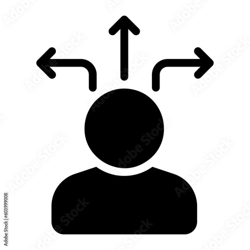 flexibility glyph icon