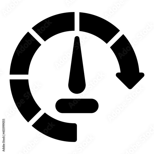 metrics glyph icon
