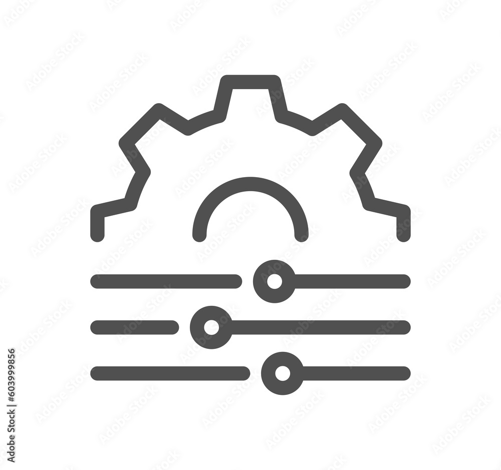 Data analysis related icon outline and linear symbol. Data analysis related icon outline and linear symbol.