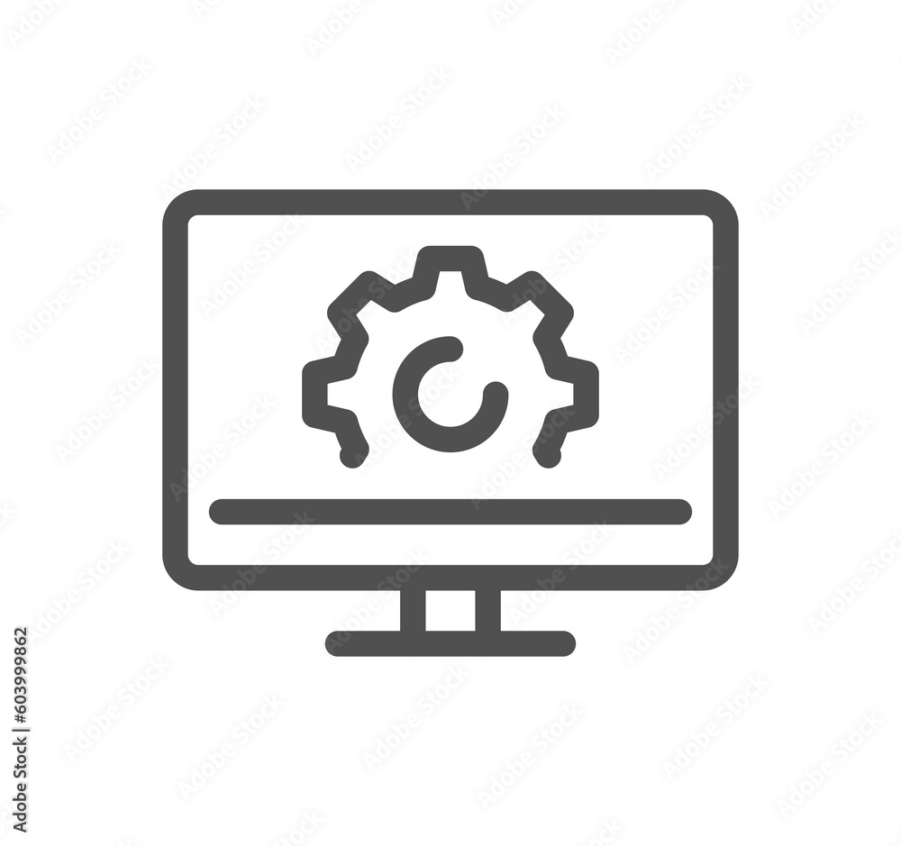 Data analysis related icon outline and linear symbol. Data analysis related icon outline and linear symbol.