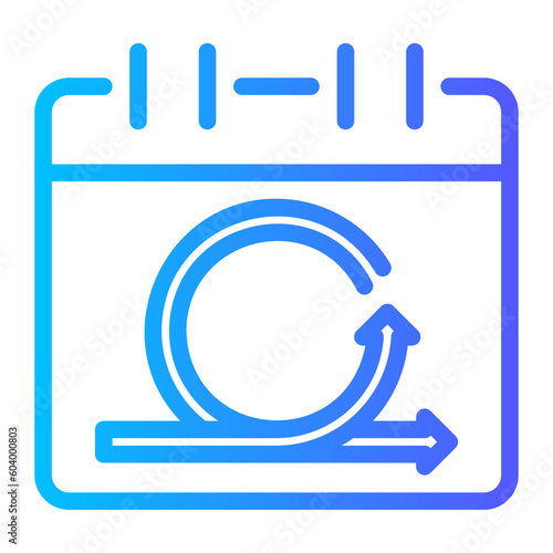 calendar gradient icon