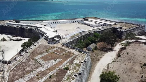 Fort of São Sebastão on Island of Mozambique. From Above photo