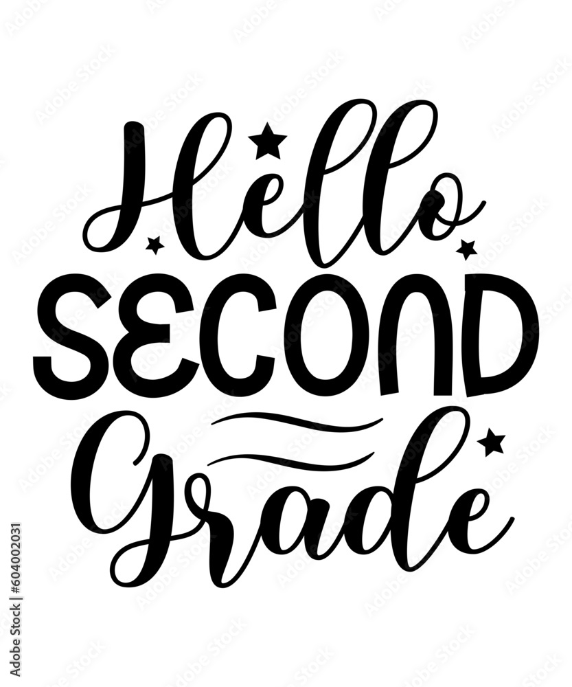 Back to School SVG Bundle, Hello School SVG, Teacher svg, School, School Shirt for Kids svg, Kids Shirt svg, Hand-lettered, Cut File Cricut