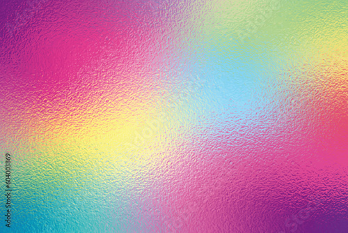 Holographic foil texture  Abstract rainbow gradient background with glass effect  vector illustration for print artwork.