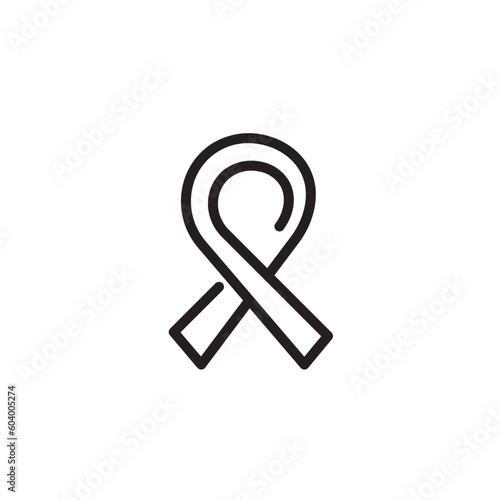 Aids Breast Cancer Outline Icon