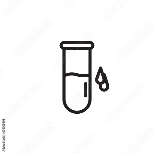Blood Type Test Outline Icon