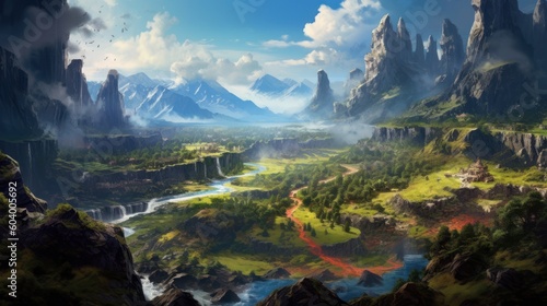 Fantasy Landscape Game Art © Damian Sobczyk