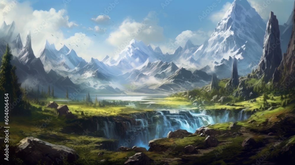 Amazing Landscape Game Artwork