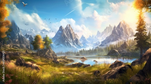 Amazing Landscape Game Artwork