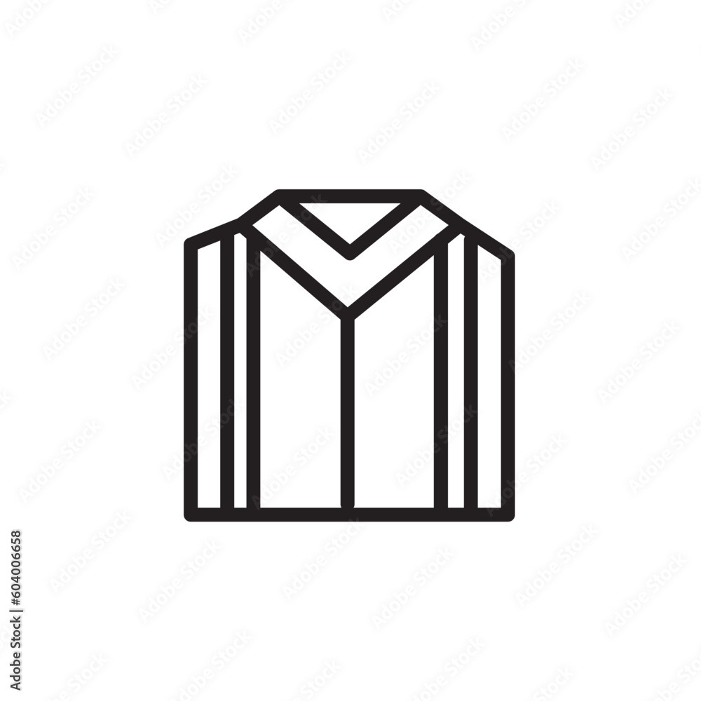 Cloths Graments Shirt Outline Icon Cloths Graments Shirt Outline Icon