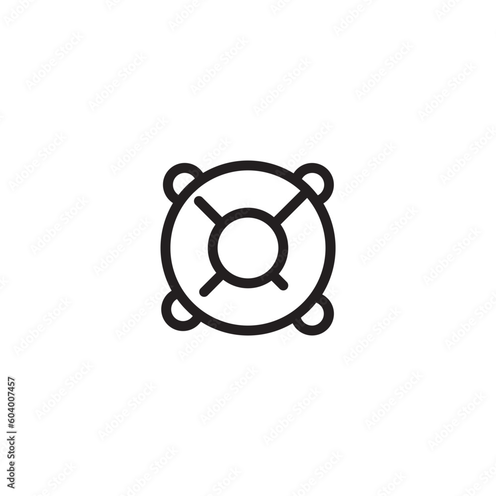 Beach Sea Vacation Outline Icon Beach Sea Vacation Outline Icon