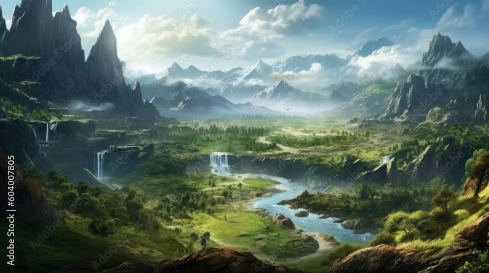 Amazing Landscape Game Artwork