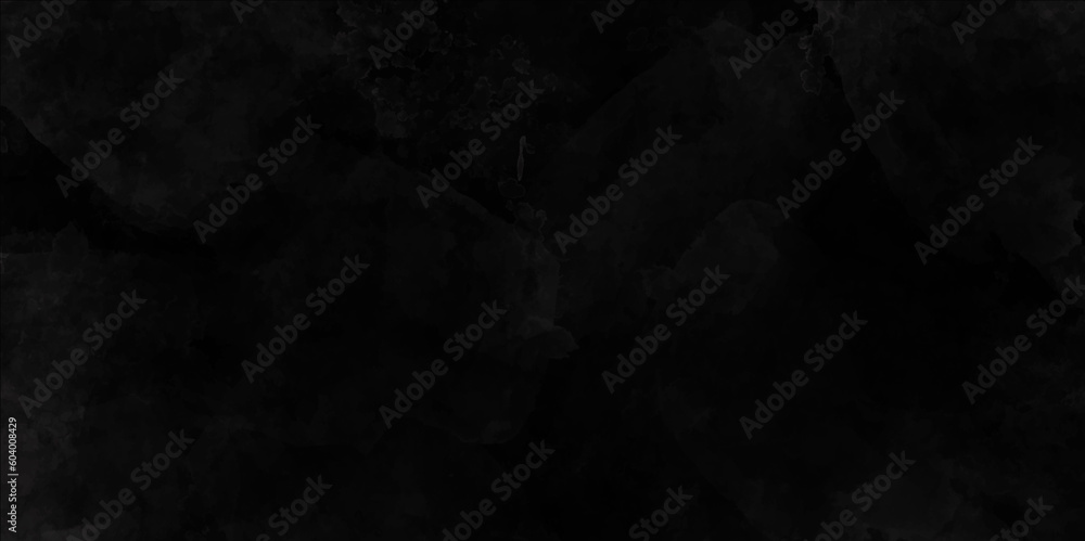 Black wall texture rough background, dark concrete floor, old grunge background with black. Black background. Black stone or concrete background. Free space for your design. Abstract dust particle .