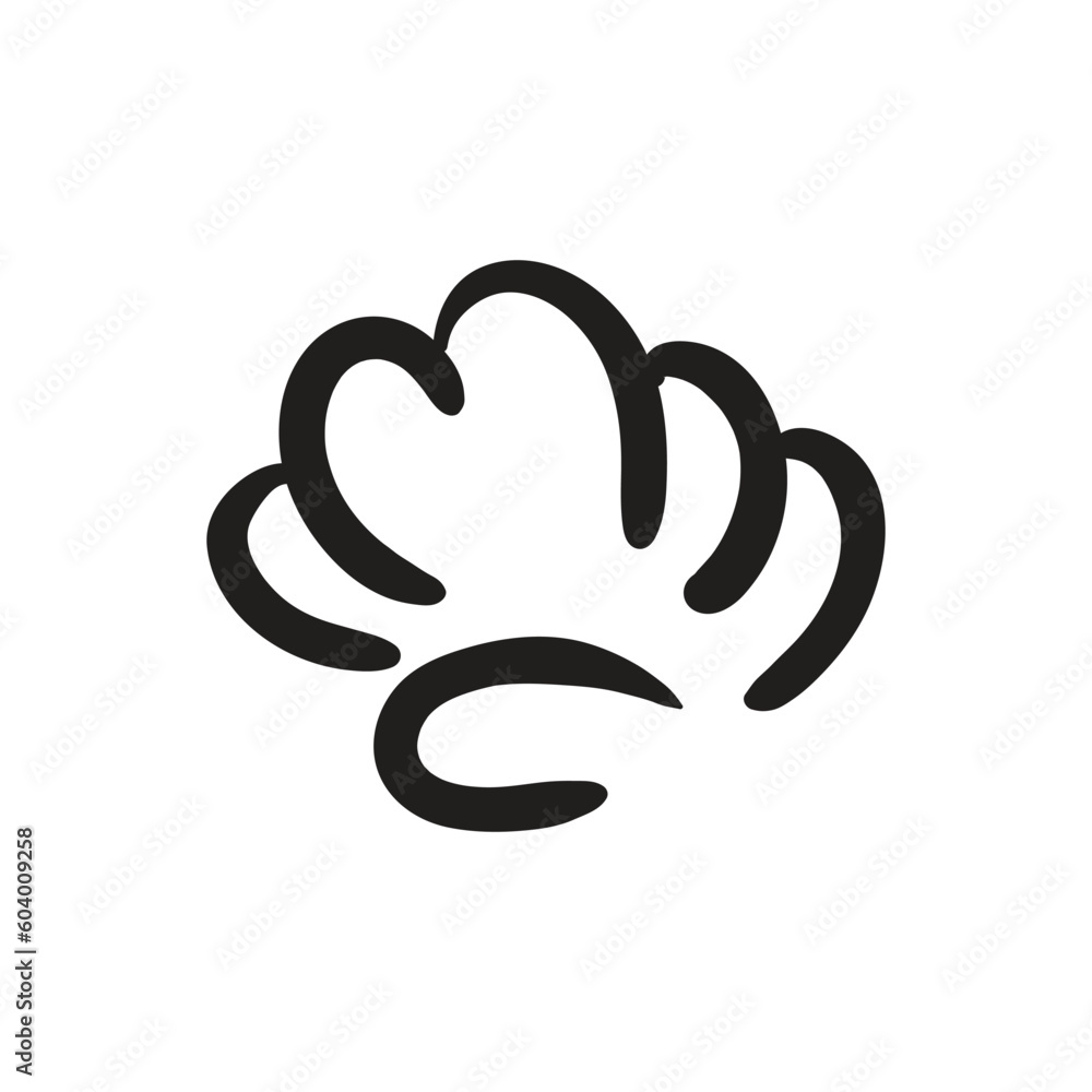 chef hat shaped hand drawn doodle icon chef hat shaped hand drawn doodle icon
