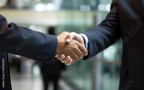 Businessmen handshake for agreement, Social Photography