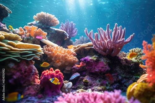 coral reef in sea © Michal Sarna