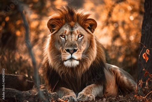 lion in the wild © Michal Sarna