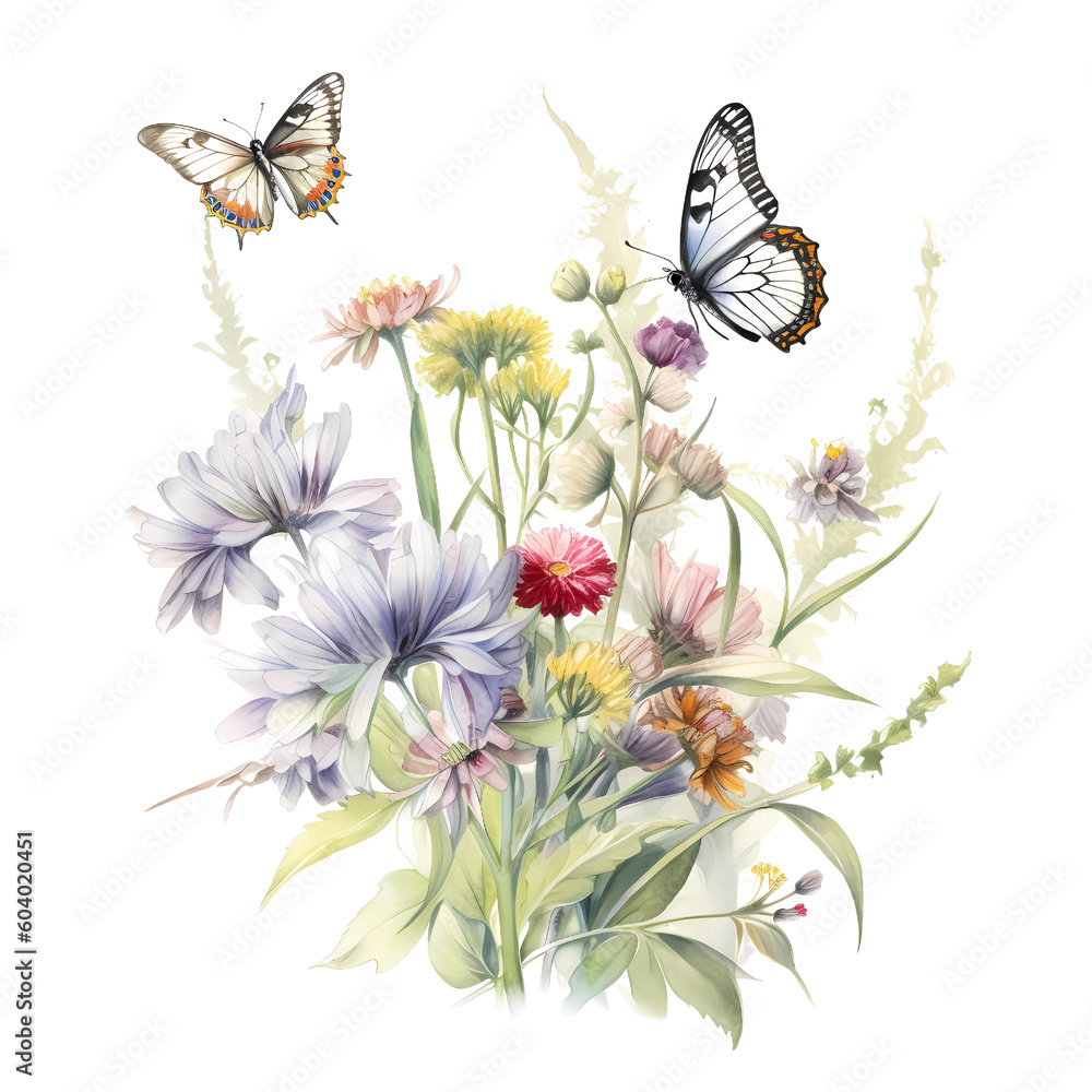 wildflowers and butterflies wildflowers and butterflies