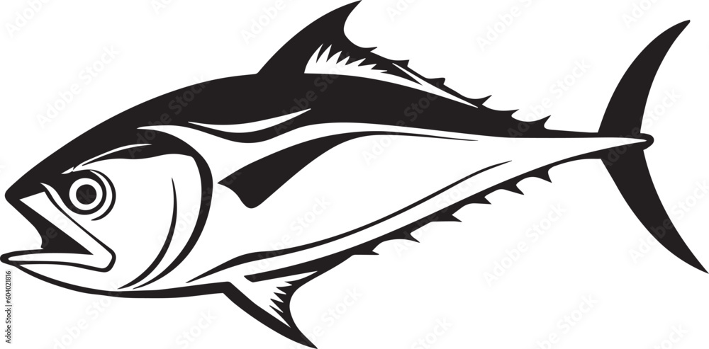 Tuna fish icon vector Illustration, SVG Tuna fish icon vector Illustration, SVG