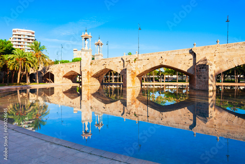 The Puente del Mar bridge in Valencia, Spain